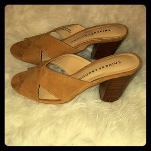 Chinese Laundry tan sandals!