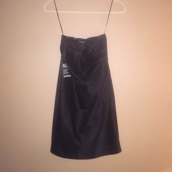 Black tight cocktail dress