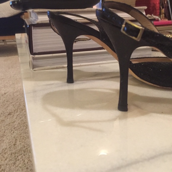 black glitter jimmy choo sandal - Picture 2 of 4