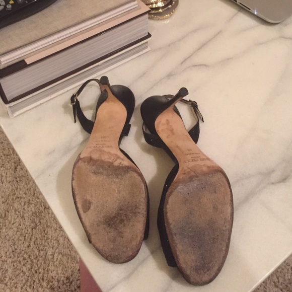 black glitter jimmy choo sandal - Picture 4 of 4