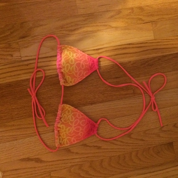 Neon tricolor VS bikini top