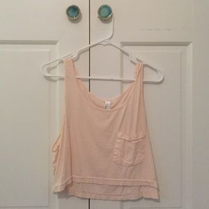 American Apparel light pink loose tank