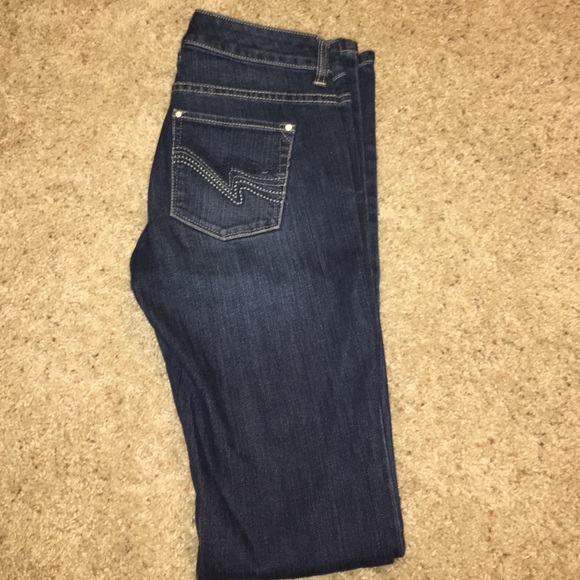 Boot cut medium wash denim