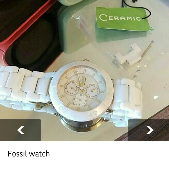Fossil ceramic watch