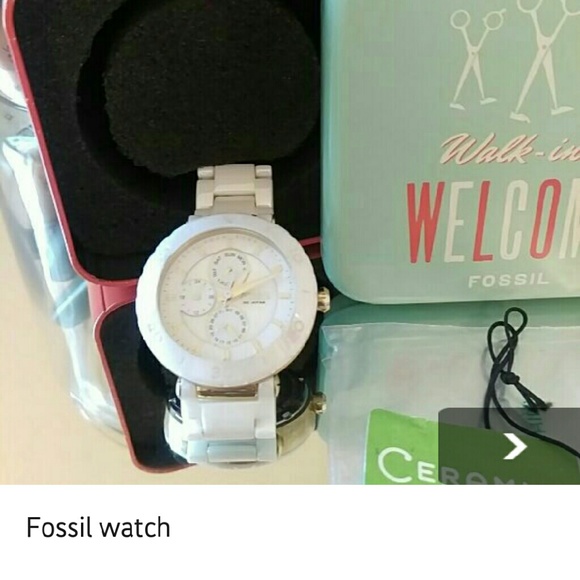 Fossil ceramic watch