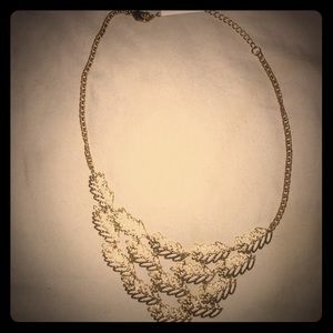 Gold leaf Charming Charlie necklace