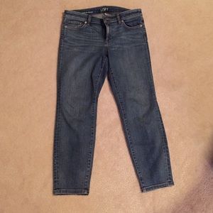 LOFT 29/8P modern skinny cropped jeans