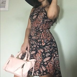 Soft, comfy floral halter beach dress