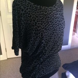 Cheetah Print Blouse
