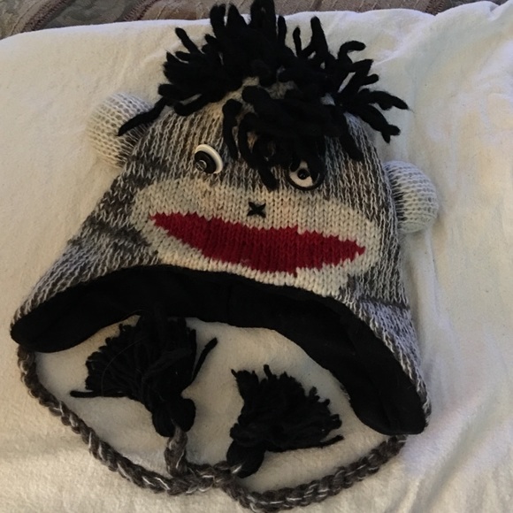 Stocking Hat - sock monkey