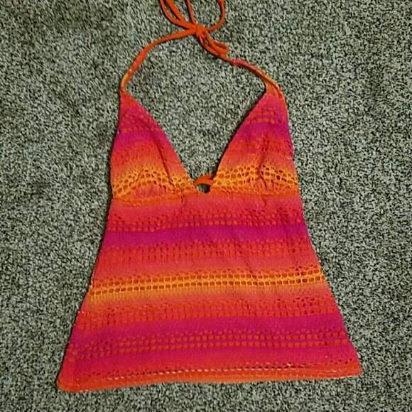 Crochet tankini top