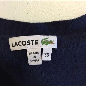 Lacoste long sweater