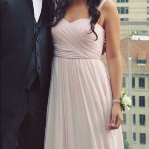 Pink long dress