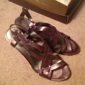 Strappy Silver Summer Sandal