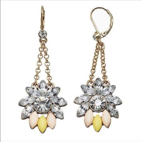 Juicy Couture Flower drop earrings