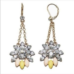 Juicy Couture Flower drop earrings