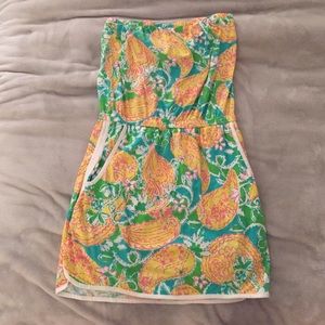 Lilly Pulitzer Strapless Romper Dress