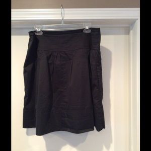 Black above the knee skirt