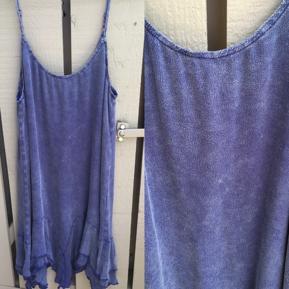 Washed Ruffled Slip Dress - Picture 3 of 3