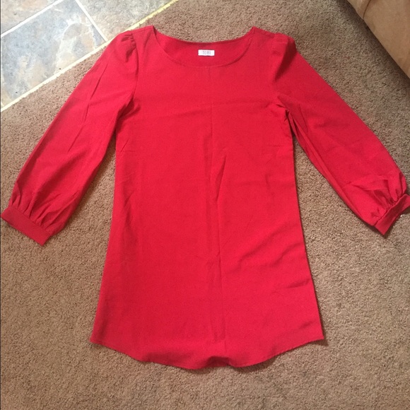 Red TOBI shift dress