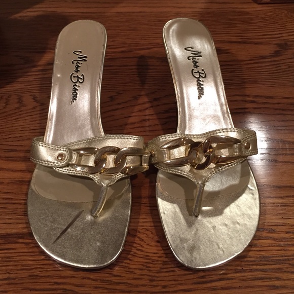 Gold sandals