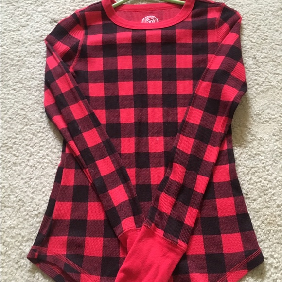 Long sleeve plaid shirt