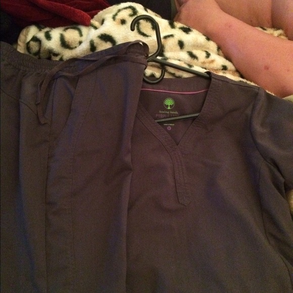 Gray/purplish scrub set. NWOT. **SOLD**
