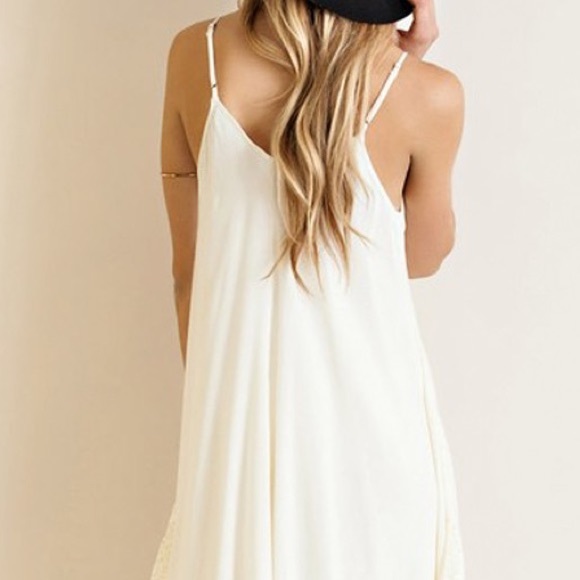 Handkerchief Dress SAND - Picture 2 of 3