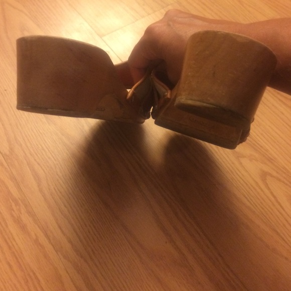 Coach Wooden Slide Sandals - Picture 3 of 3