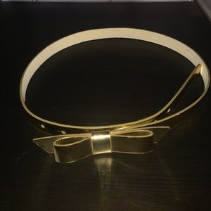Banana Republic Gold Bow Belt