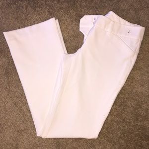 White Boot Cut Pants