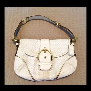 Authentic Coach Ivory handbag