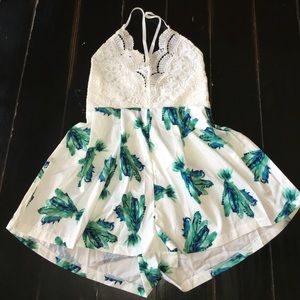 Nwt SunnyFair shorts romper