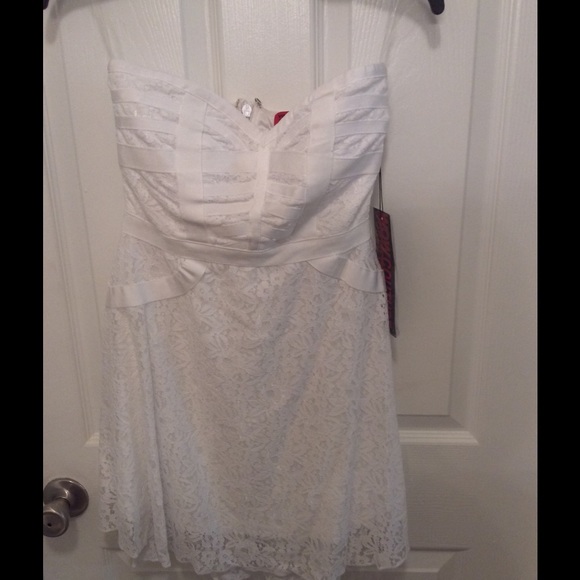 Laced white dress