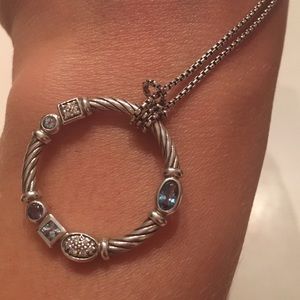 David Yurman cable confetti pendant necklace