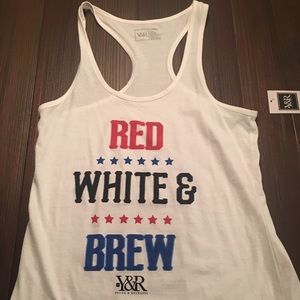 4th of July Red White & Brew tank