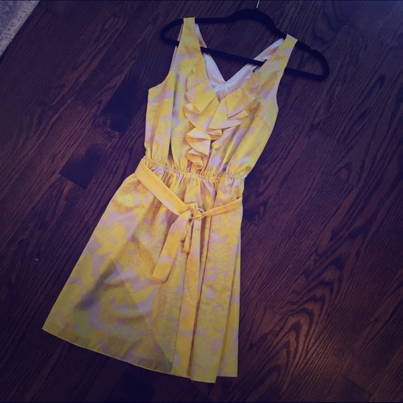 yellow 💛 a-line dress