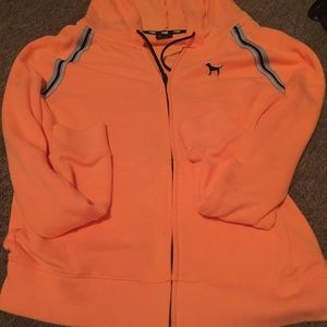 New without tags PINK sweater. way too big for me