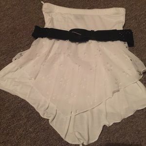 White tube top