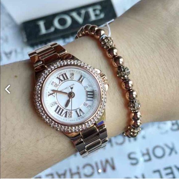 Michael Kors Rose-Gold petite watch - Picture 3 of 4