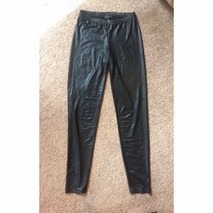Topshop fake leather leggings