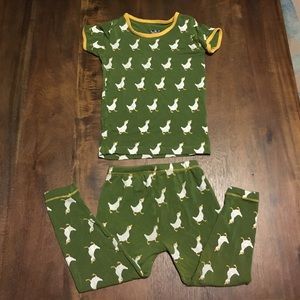 Kickee pants miss ducks pjs 2T