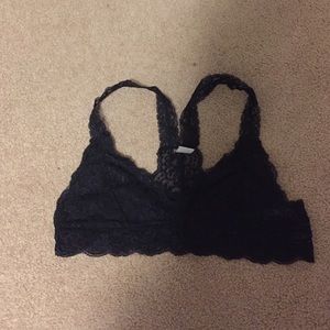 Black lace Bralette