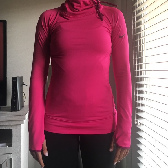 Nike cowl neck dri-fit jacket