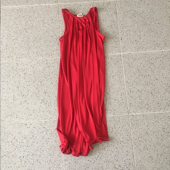 Jean Paul Gaultier Red Drapery Dress Size XS - Picture 3 of 3