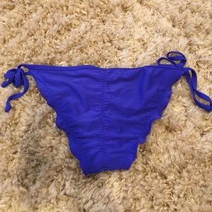 Cheeky royal blue bikini bottoms!