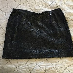 Sequins mini skirt- express