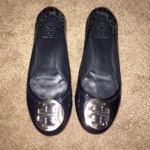 Navy Blue Tory Burch flats!