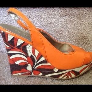 Orange Wedges NWOT