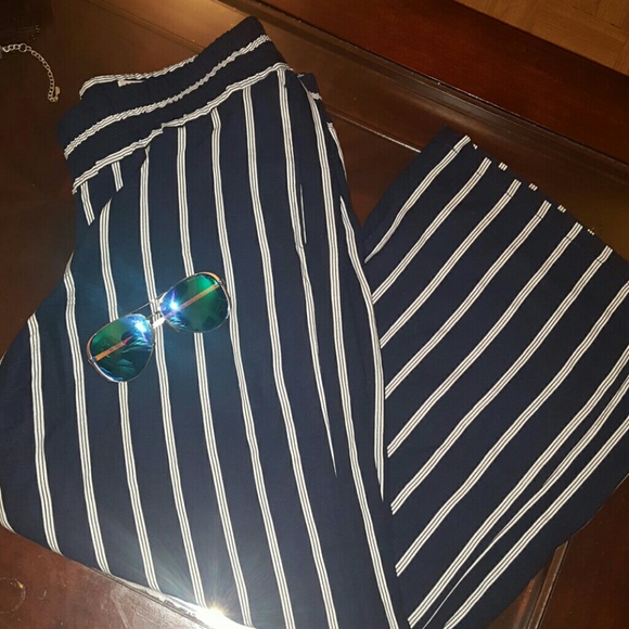 Striped palazzo pants 💞final price💞